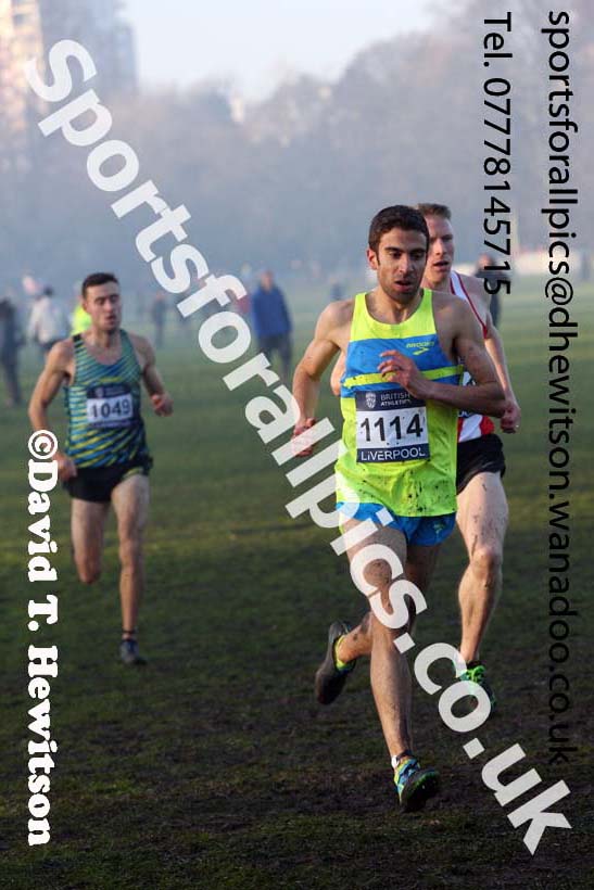 Senior and under-23 men, European Cross Country Trials, Sefton Park, Liverpool. Photo: David T. Hewitson/Sports for All Pics